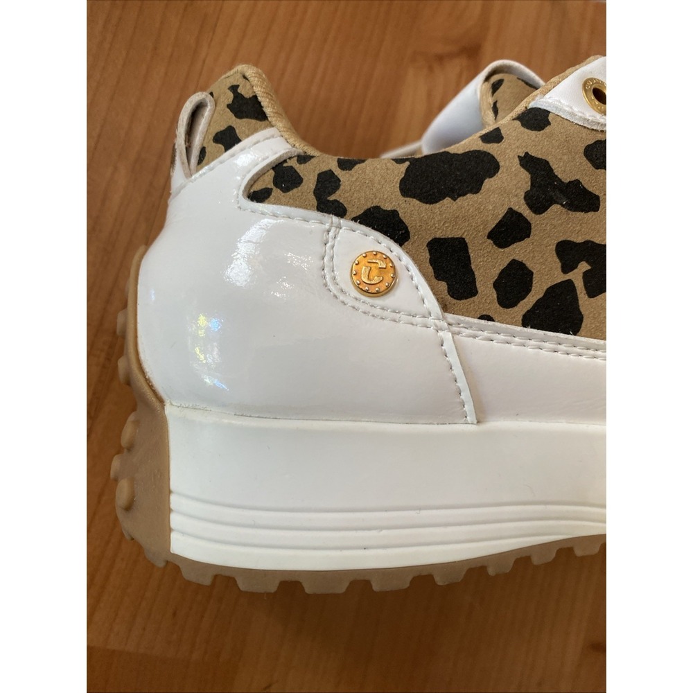 Duca Del Cosma Aviva Spikeless Waterproof Golf Shoes White Leopard Women's 6.5 - Picture 9 of 10
